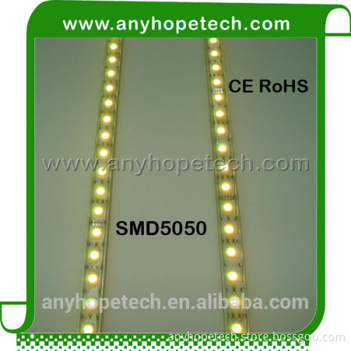 Top quality 60LEDs SMD5050 LED Rigid Strip 12v 14.4W